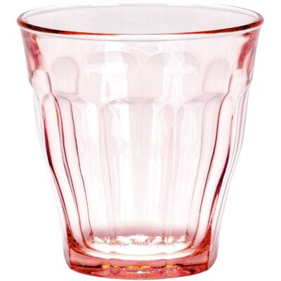 Duralex Universalglas Picardie farbig; 250 ml, 8.7x9 cm (ØxH); rosé; 6 Stück / Pack Duralex Universalglas Picardie farbig; 250 ml, 8.7x9 cm (ØxH); rosé; 6 Stück / Pack
