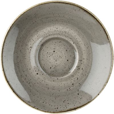 Churchill Stonecast Untertassen - Grau, 16cm, Handbemalt Churchill Stonecast Untertassen - Grau, 16cm, Handbemalt