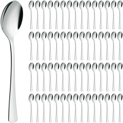 VEGA Spar-Pack Kaffeelöffel Madrid; 14 cm (L); silber, Griff silber; 60 Stück / Pack VEGA Spar-Pack Kaffeelöffel Madrid; 14 cm (L); silber, Griff silber; 60 Stück / Pack