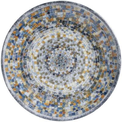 VEGA Teller flach Terra Mosaic; 16.5 cm (Ø); blau/weiß/orange; rund; 6 Stück / Pack VEGA Teller flach Terra Mosaic; 16.5 cm (Ø); blau/weiß/orange; rund; 6 Stück / Pack