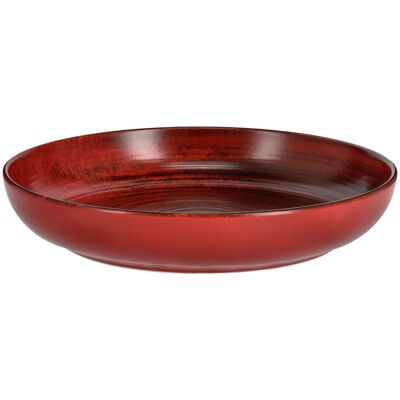 Vega Piatto fondo Etana - 700ml, 22x4 cm, rot, rot, roternde - Geschirrset Vega Piatto fondo Etana - 700ml, 22x4 cm, rot, rot, roternde - Geschirrset