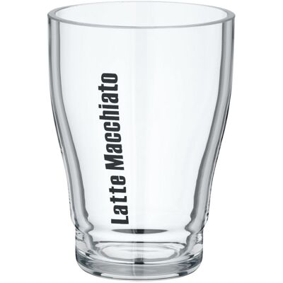 WMF Latte Macchiato Glas L Kaffeekultur bedruckt; 320 ml, 7.5 cm (H); transparent; 6 Stück / Pack WMF Latte Macchiato Glas L Kaffeekultur bedruckt; 320 ml, 7.5 cm (H); transparent; 6 Stück / Pack