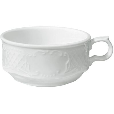 VEGA Tee-Obertasse Menuett; 220 ml, 9.7x5 cm (ØxH); weiß; rund; 6 Stück / Pack VEGA Tee-Obertasse Menuett; 220 ml, 9.7x5 cm (ØxH); weiß; rund; 6 Stück / Pack