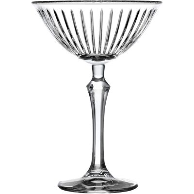 Pasabahçe Martiniglas Joy mit Rillen; 220 ml, 11.7x16 cm (ØxH); transparent; 4 Stück / Pack Pasabahçe Martiniglas Joy mit Rillen; 220 ml, 11.7x16 cm (ØxH); transparent; 4 Stück / Pack