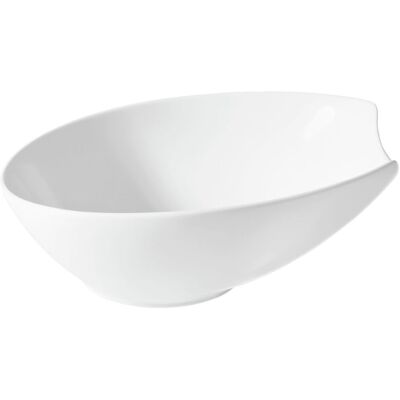 VEGA Schale Contrast oval; 1300 ml, 24x20.5x10 cm (LxBxH); weiß; oval; 2 Stück / Pack VEGA Schale Contrast oval; 1300 ml, 24x20.5x10 cm (LxBxH); weiß; oval; 2 Stück / Pack