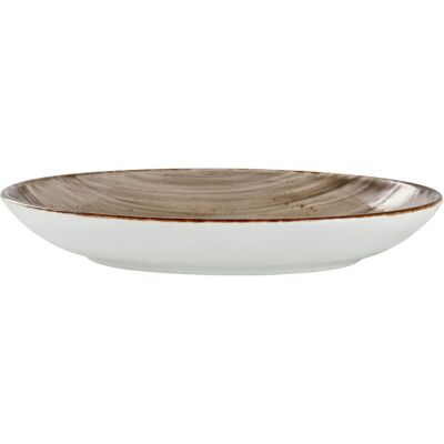 VEGA Teller tief Nebro oval; 800 ml, 27x20.5x4.2 cm (LxBxH); grau; oval; 6 Stück / Pack VEGA Teller tief Nebro oval; 800 ml, 27x20.5x4.2 cm (LxBxH); grau; oval; 6 Stück / Pack