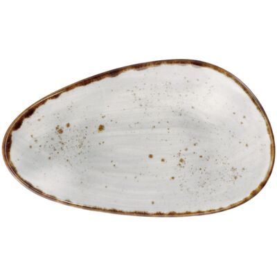 VEGA Platte Nebro organisch; 17x10x3 cm (LxBxH); hellgrau; 6 Stück / Pack VEGA Platte Nebro organisch; 17x10x3 cm (LxBxH); hellgrau; 6 Stück / Pack