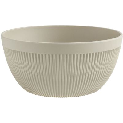 VEGA Schale Kanas rund mit Relief; 2700 ml, 23x10.5 cm (ØxH); beige; rund VEGA Schale Kanas rund mit Relief; 2700 ml, 23x10.5 cm (ØxH); beige; rund