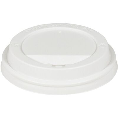 WIMEX Domdeckel für Trinkbecher To Go Cappuccino, Latte Macchiato; 9x1.8 cm (ØxH); weiß; 100 Stück / Pack WIMEX Domdeckel für Trinkbecher To Go Cappuccino, Latte Macchiato; 9x1.8 cm (ØxH); weiß; 100 Stück / Pack