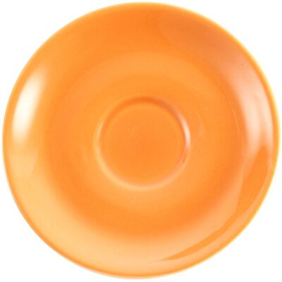 PULSIVA Espresso-Untertasse Joy 2.0; 12.5 cm (Ø); orange; rund; 6 Stück / Pack PULSIVA Espresso-Untertasse Joy 2.0; 12.5 cm (Ø); orange; rund; 6 Stück / Pack