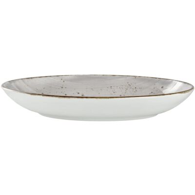 VEGA Teller tief Nebro oval; 800 ml, 27x20.5x4.2 cm (LxBxH); hellgrau; oval; 6 Stück / Pack VEGA Teller tief Nebro oval; 800 ml, 27x20.5x4.2 cm (LxBxH); hellgrau; oval; 6 Stück / Pack