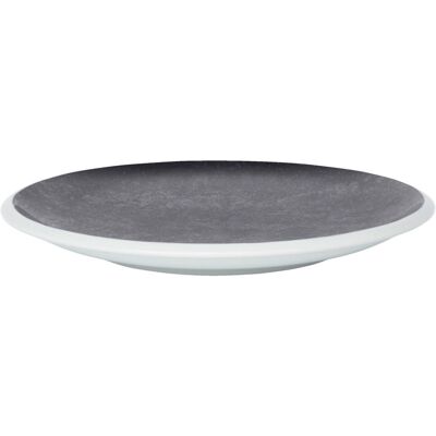 WMF Teller coup flach Synergy Dark Rock; 26x9 cm (ØxH); weiß/anthrazit; rund; 6 Stück / Pack WMF Teller coup flach Synergy Dark Rock; 26x9 cm (ØxH); weiß/anthrazit; rund; 6 Stück / Pack
