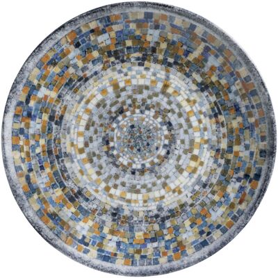 VEGA Teller flach Terra Mosaic; 24.5 cm (Ø); blau/weiß/orange; rund; 6 Stück / Pack VEGA Teller flach Terra Mosaic; 24.5 cm (Ø); blau/weiß/orange; rund; 6 Stück / Pack