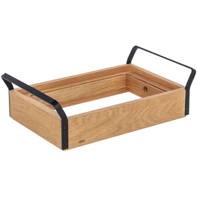VEGA Grundbox Esino flach, GN 1/4; 35.4x21x10.9 cm (LxBxH); braun/schwarz; rechteckig VEGA Grundbox Esino flach, GN 1/4; 35.4x21x10.9 cm (LxBxH); braun/schwarz; rechteckig