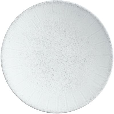VEGA Teller flach Caju ohne Fahne; 16 cm (Ø); weiß/grau; rund; 6 Stück / Pack VEGA Teller flach Caju ohne Fahne; 16 cm (Ø); weiß/grau; rund; 6 Stück / Pack