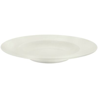 VEGA Pastateller Opus mit Fahne; 580 ml, 30x4 cm (ØxH); elfenbein; rund; 4 Stück / Pack VEGA Pastateller Opus mit Fahne; 580 ml, 30x4 cm (ØxH); elfenbein; rund; 4 Stück / Pack