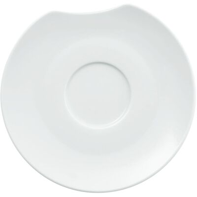 Vega Kontrast Espressoteller - 12cm Weiß Rund Vega Kontrast Espressoteller - 12cm Weiß Rund
