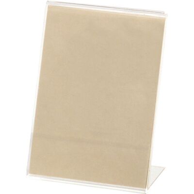 VEGA Acryl-Aufsteller rechteckig; DIN A4, 30.6x21.1x10.1 cm (LxBxH); transparent VEGA Acryl-Aufsteller rechteckig; DIN A4, 30.6x21.1x10.1 cm (LxBxH); transparent