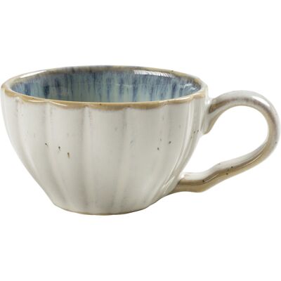 VEGA Espresso-Obertasse Flora; 100 ml, 7.5x4.5 cm (ØxH); blau/beige; 6 Stück / Pack VEGA Espresso-Obertasse Flora; 100 ml, 7.5x4.5 cm (ØxH); blau/beige; 6 Stück / Pack
