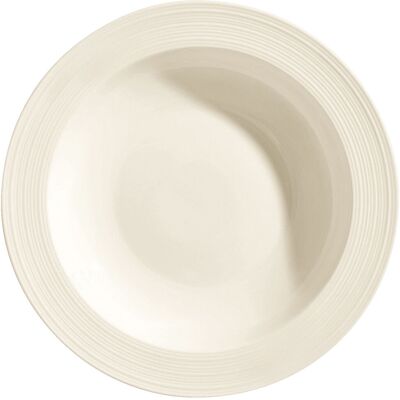 Vega Skyline Bone China Teller - Rund, 350ml, Weiß Creme, 6 Stück Vega Skyline Bone China Teller - Rund, 350ml, Weiß Creme, 6 Stück