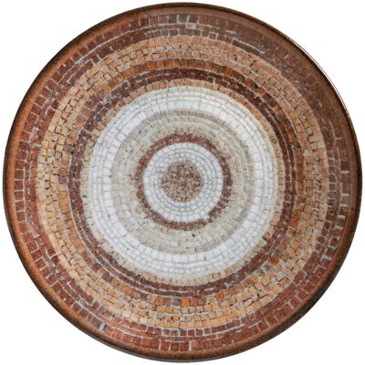 VEGA Teller flach Terra Mosaic; 16.5 cm (Ø); terrakotta/beige/braun; rund; 6 Stück / Pack VEGA Teller flach Terra Mosaic; 16.5 cm (Ø); terrakotta/beige/braun; rund; 6 Stück / Pack