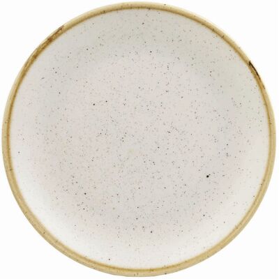Churchill Stonecast Essteller - 16,5cm - Weiß/Braun - Rustikaler Stil Churchill Stonecast Essteller - 16,5cm - Weiß/Braun - Rustikaler Stil