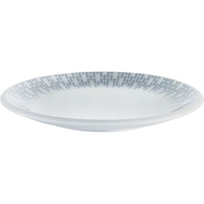 WMF Teller coup flach Synergy Geometric; 21x9 cm (ØxH); weiß/blau; rund; 6 Stück / Pack WMF Teller coup flach Synergy Geometric; 21x9 cm (ØxH); weiß/blau; rund; 6 Stück / Pack