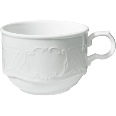 VEGA Cappuccino-Obertasse Menuett; 250 ml, 8.9x6.7 cm (ØxH); weiß; rund; 6 Stück / Pack VEGA Cappuccino-Obertasse Menuett; 250 ml, 8.9x6.7 cm (ØxH); weiß; rund; 6 Stück / Pack