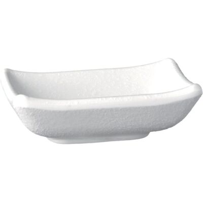 APS Schale ZEN, Melamin, rechteckig; 50 ml, 9x7x2.5 cm (LxBxH); weiß; rechteckig; 24 Stück / Pack APS Schale ZEN, Melamin, rechteckig; 50 ml, 9x7x2.5 cm (LxBxH); weiß; rechteckig; 24 Stück / Pack
