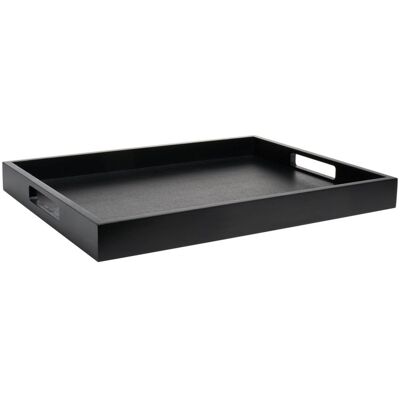 CORBY Richmond Kompaktes Butler-Tablett in Schwarz; 42x4 cm (BxH); schwarz CORBY Richmond Kompaktes Butler-Tablett in Schwarz; 42x4 cm (BxH); schwarz