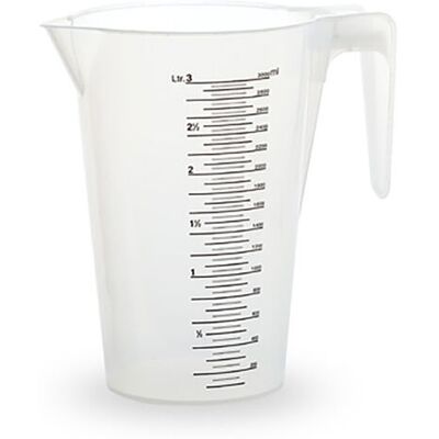 Scaritech Messbecher; 3000 ml, 25 cm (Ø); transparent; 10 Stück / Pack Scaritech Messbecher; 3000 ml, 25 cm (Ø); transparent; 10 Stück / Pack