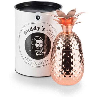 APS Becher PINEAPPLE, Edelstahl; 500 ml, 7.8x19 cm (ØxH); kupfer APS Becher PINEAPPLE, Edelstahl; 500 ml, 7.8x19 cm (ØxH); kupfer