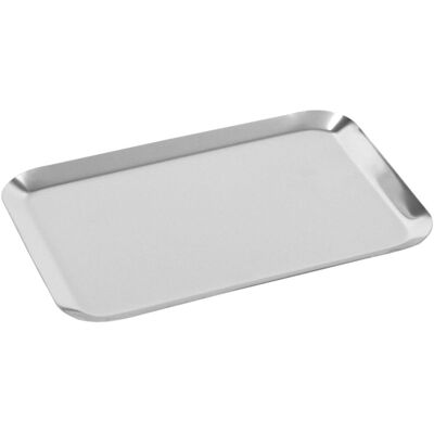 Schneider Auslagetablett; 19.5x14.5x1 cm (LxBxH); edelstahl; rechteckig Schneider Auslagetablett; 19.5x14.5x1 cm (LxBxH); edelstahl; rechteckig