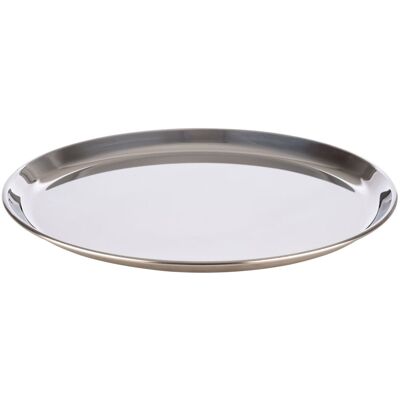 APS Serviertablett -KAFFEEHAUS- Ø 27 cm, H: 1,5 cm Edelstahl, hochglanzpoliert APS Serviertablett -KAFFEEHAUS- Ø 27 cm, H: 1,5 cm Edelstahl, hochglanzpoliert