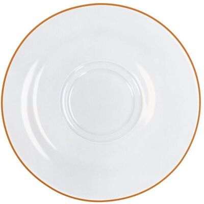 Kahla Untertasse Pronto Line; 15.9x1.8 cm (ØxH); orange; rund; 6 Stück / Pack Kahla Untertasse Pronto Line; 15.9x1.8 cm (ØxH); orange; rund; 6 Stück / Pack