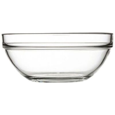Pasabahçe Glasschüssel, Ø 200 mm, Höhe 87 mm, 1,6 Liter; 1600 ml, 20x8.7 cm (ØxH); transparent; rund; 6 Stück / Pack Pasabahçe Glasschüssel, Ø 200 mm, Höhe 87 mm, 1,6 Liter; 1600 ml, 20x8.7 cm (ØxH); transparent; rund; 6 Stück / Pack