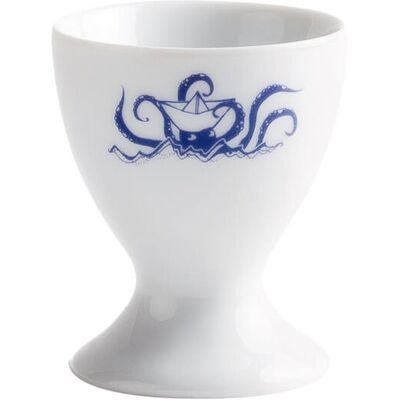 Kahla Eierbecher Ahoi Marie Schiff; 5.2x6.2 cm (ØxH); blau; 6 Stück / Pack Kahla Eierbecher Ahoi Marie Schiff; 5.2x6.2 cm (ØxH); blau; 6 Stück / Pack