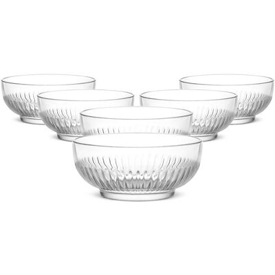 van Well Schale Tokyo mit Deckel; 600 ml, 14x14x14x6.3 cm (LxBxØxH); transparent; rund; 6 Stück / Pack van Well Schale Tokyo mit Deckel; 600 ml, 14x14x14x6.3 cm (LxBxØxH); transparent; rund; 6 Stück / Pack