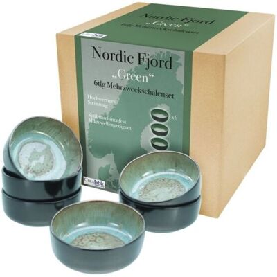 CreaTable Nordic Fjord - Schüssel - Set mit 6 CreaTable Nordic Fjord - Schüssel - Set mit 6