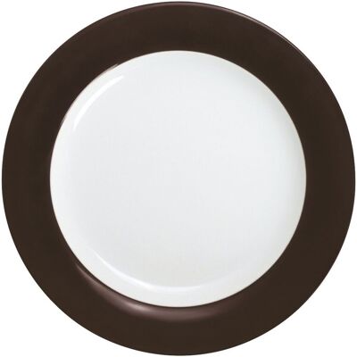 Kahla Speiseteller Pronto Colore; 26.8x2.5 cm (ØxH); cocabraun; rund; 6 Stück / Pack Kahla Speiseteller Pronto Colore; 26.8x2.5 cm (ØxH); cocabraun; rund; 6 Stück / Pack