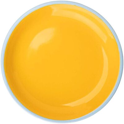 tranquillo Teller 'ORANGE CANDY'; 20.5x2.3 cm (BxH); orange/blau; rund tranquillo Teller 'ORANGE CANDY'; 20.5x2.3 cm (BxH); orange/blau; rund