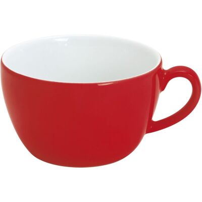 Kahla Cappuccino-Obertasse Pronto Colore; 250 ml, 9.5x5.9 cm (ØxH); rot; rund; 6 Stück / Pack Kahla Cappuccino-Obertasse Pronto Colore; 250 ml, 9.5x5.9 cm (ØxH); rot; rund; 6 Stück / Pack