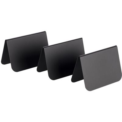 APS Tischaufsteller, 10er Set ; 7.5x3.5x5 cm (LxBxH); schwarz APS Tischaufsteller, 10er Set ; 7.5x3.5x5 cm (LxBxH); schwarz
