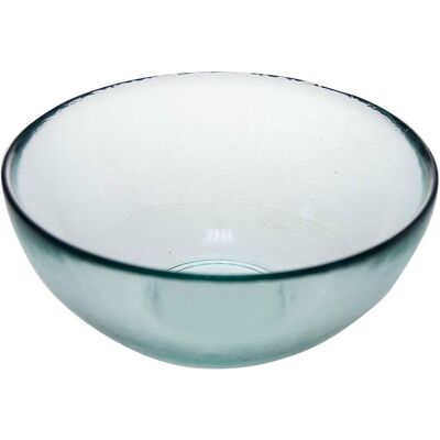 Vidrios Schüssel 'Luz' aus Recyclingglas Ø 18 cm; 1000 ml, 18x8 cm (ØxH); transparent Vidrios Schüssel 'Luz' aus Recyclingglas Ø 18 cm; 1000 ml, 18x8 cm (ØxH); transparent
