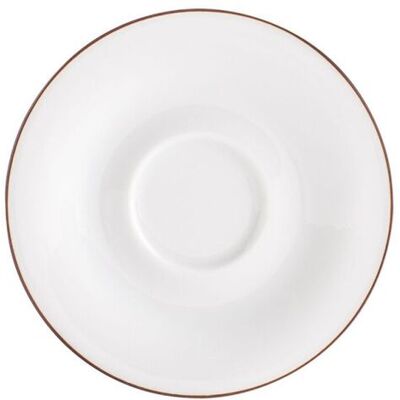 Kahla Untertasse Pronto Line; 11.7x1.7 cm (ØxH); cocabraun; rund; 6 Stück / Pack Kahla Untertasse Pronto Line; 11.7x1.7 cm (ØxH); cocabraun; rund; 6 Stück / Pack