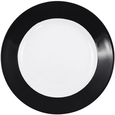 Kahla Frühstücksteller Pronto Colore; 20.4x2.9 cm (ØxH); schwarz; rund; 6 Stück / Pack Kahla Frühstücksteller Pronto Colore; 20.4x2.9 cm (ØxH); schwarz; rund; 6 Stück / Pack