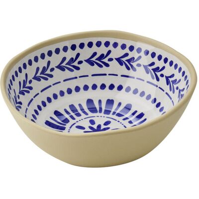 APS Schale -FLORYN-; 500 ml, 16x16x6.5 cm (LxBxH); weiß/beige/blau APS Schale -FLORYN-; 500 ml, 16x16x6.5 cm (LxBxH); weiß/beige/blau