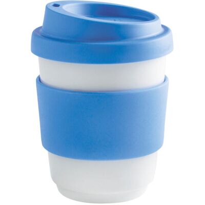 Kahla Becher + Trinkdeckel + Banderole fillit; 270 ml, 8x9.5 cm (ØxH); hellblau; rund Kahla Becher + Trinkdeckel + Banderole fillit; 270 ml, 8x9.5 cm (ØxH); hellblau; rund