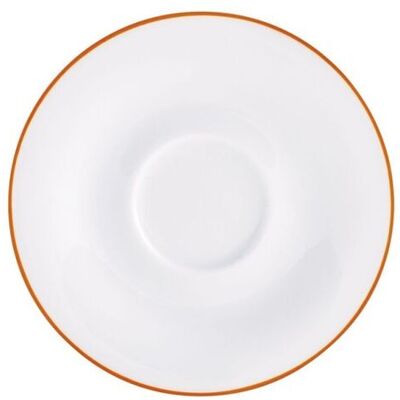 Kahla Untertasse Pronto Line; 11.7x1.7 cm (ØxH); orange; rund; 6 Stück / Pack Kahla Untertasse Pronto Line; 11.7x1.7 cm (ØxH); orange; rund; 6 Stück / Pack