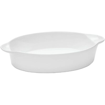van Well Auflaufform weiß, glänzend, oval, Porzellan; 1700 ml, 23x35x6.7 cm (LxBxH); weiß; oval; 6 Stück / Pack van Well Auflaufform weiß, glänzend, oval, Porzellan; 1700 ml, 23x35x6.7 cm (LxBxH); weiß; oval; 6 Stück / Pack